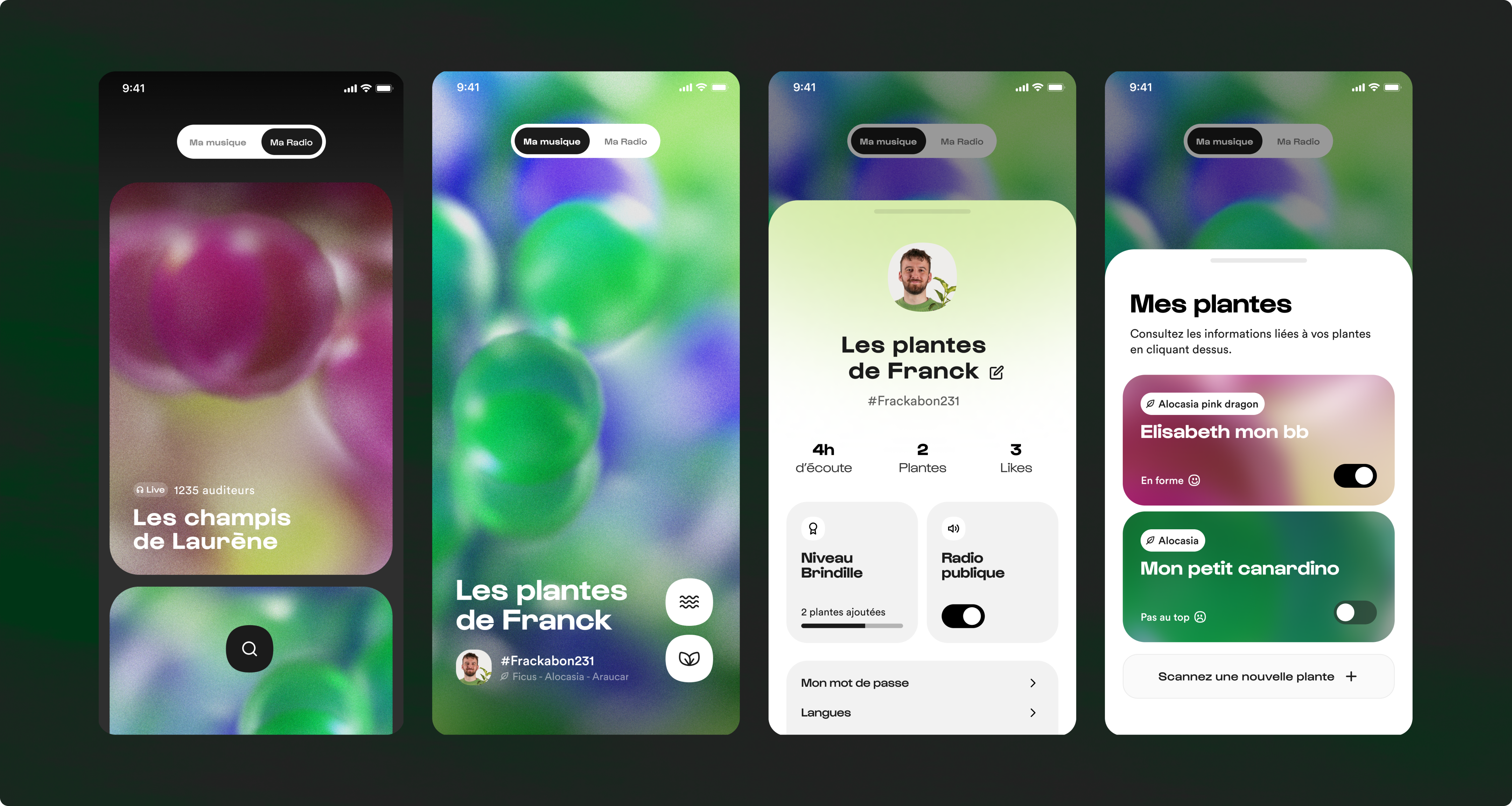 Application mobile plantes